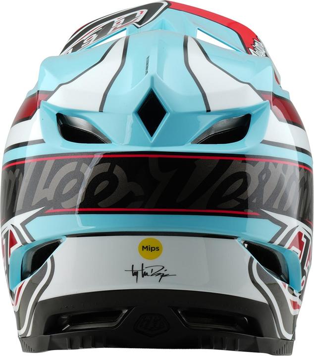 Produktbild Troy Lee Designs D4 Polyacrylite MIPS Helm, Linear, blue, L | 58-59cm
