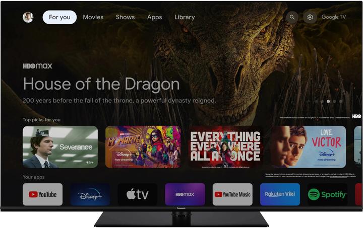 Actual product image Panasonic TX-55MZ800E (55", MZ800E, OLED, 4K, 2023)