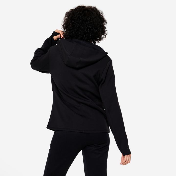 Immagine prodotto Domyos Giacca con cappuccio da donna - nero (XS)