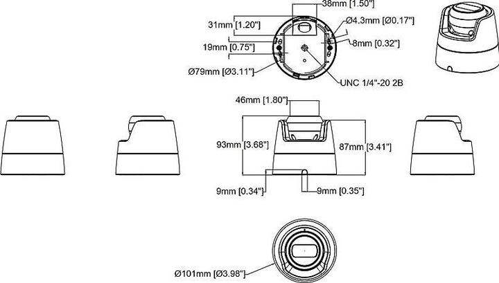 Actual product image Axis M3126-LVE White (2688 x 1512 Pixels)