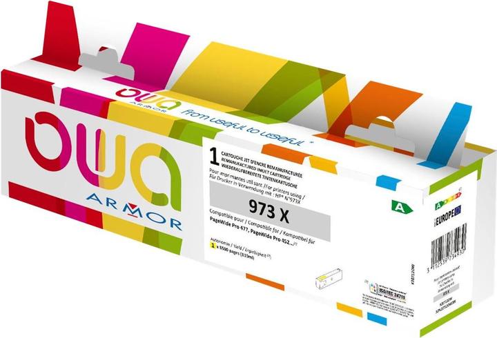 Produktbild Armor OWA Tinte kompatibel zu HP 973X F6T83AE yellow (Y)