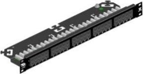 Productafbeelding Leviton Brand-Rex C5CPNLU504PK2M, RJ-45, Cat3, U/UTP (UTP), 26/22, Zwart, Staal (U/UTP)