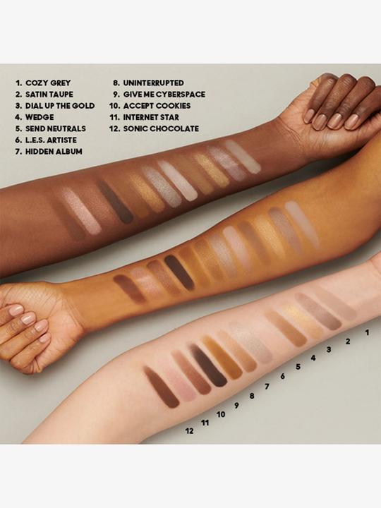 Image du produit MAC Cosmetics Connect in Color Palette Eyes X12 Unfiltered Nudes (Nus non filtrés)