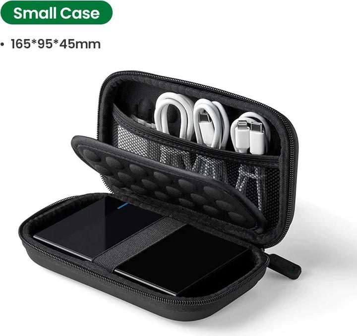 Only-Bags.Store Festplattengehäuse für 2,5 Zoll externe Festplatte Portable HDD SSD Box für Power Bank Storage Case