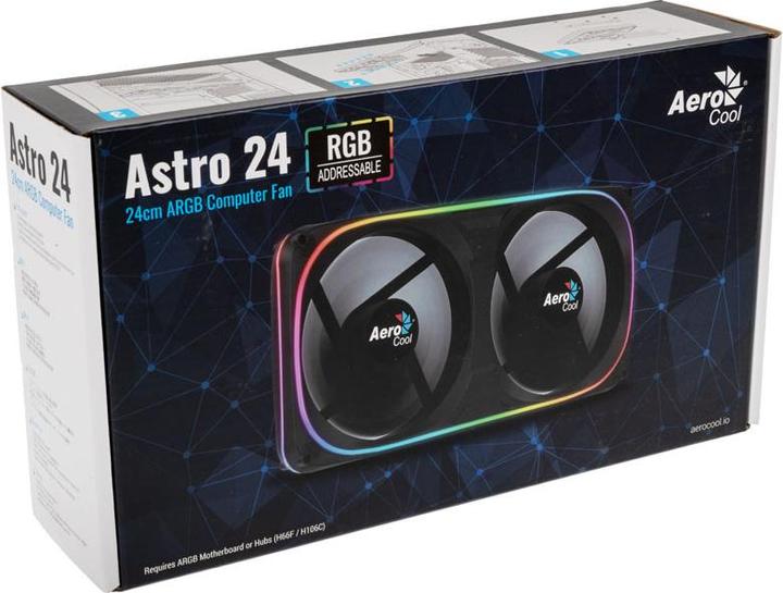 Produktbild AeroCool Astro 24 Computergehäuse Ventilator (120 mm, 1 x)