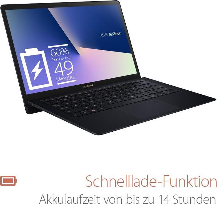 Produktbild ASUS ZenBook S UX391UA (13.30", Intel Core i7-8550U, 8 GB, 512 GB, DE)