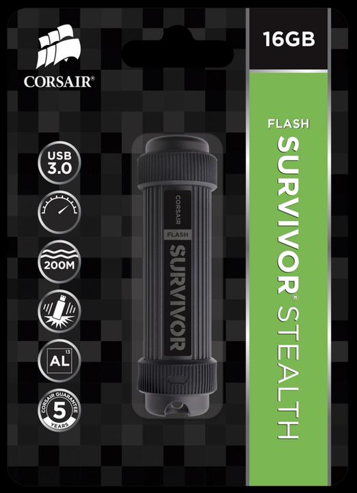 Actual product image Corsair survivor stealth (256 GB, USB-A)