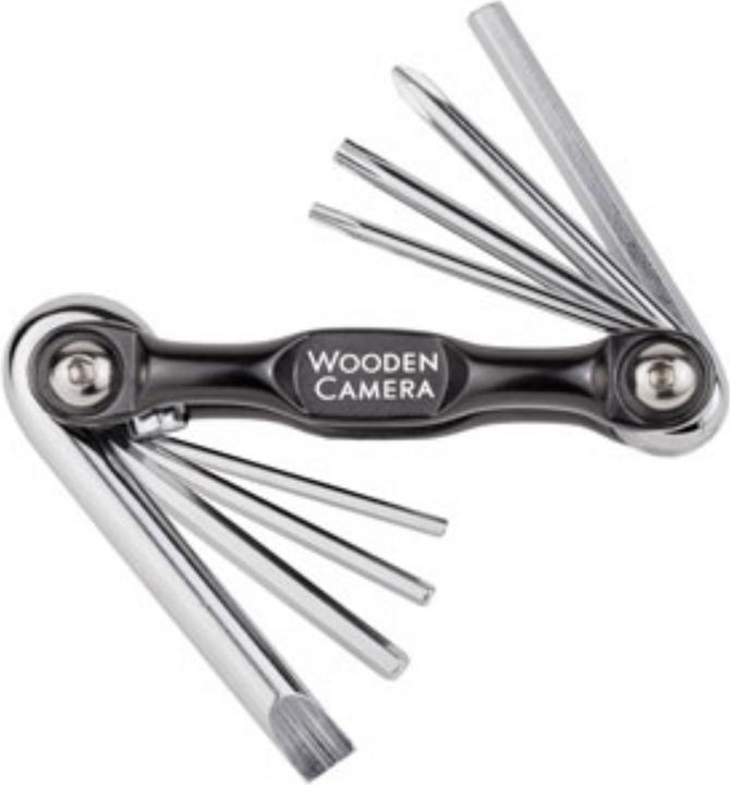 Actual product image Wooden Camera Multi-tool (Metric, Imperial, Screwdriver) (3/16 inch, 2.5mm, 3mm, 4mm, T10, T20, #1