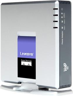 Produktbild Cisco PAP2T, Telefonadapter für 2 analoge Telefone an SIP