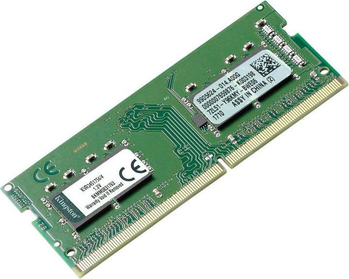 Produktbild Kingston ValueRAM (1 x 4GB, 2400 MHz, DDR4-RAM, SO-DIMM)