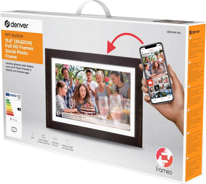 Actual product image Denver PFF-1543DW (15.60", 1920 x 1080 pixels)
