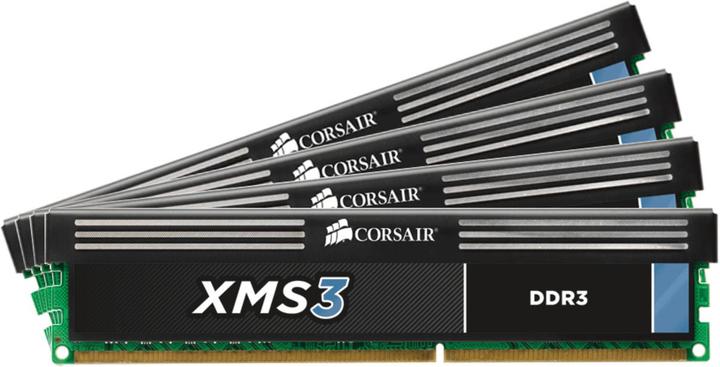 Produktbild Corsair Xms3 (4 x 4GB, 1333 MHz, DDR3-RAM, DIMM)