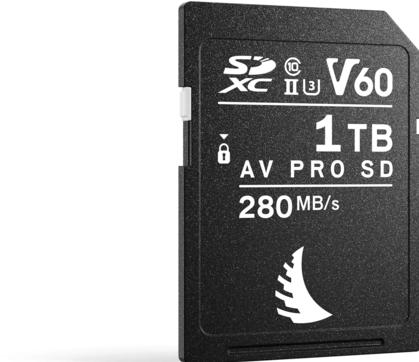 Actual product image Angelbird AV PRO V60 (1000 GB, SDXC, U3, UHS-II)