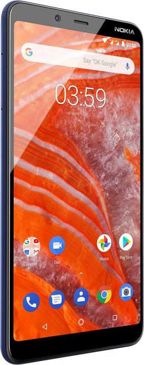 Actual product image Nokia 3.1 Plus (16 GB, Blue, 6", Hybrid Dual SIM, 13 Mpx, 4G)