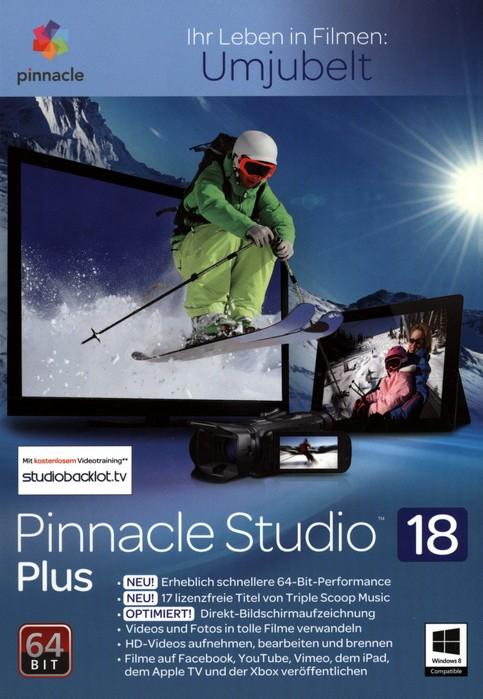 Produktbild Pinnacle Studio 18 Plus (12 Monate)