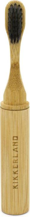 Kikkerland On-the-Go Bamboo Toothbrush (Mittel, 1 x)