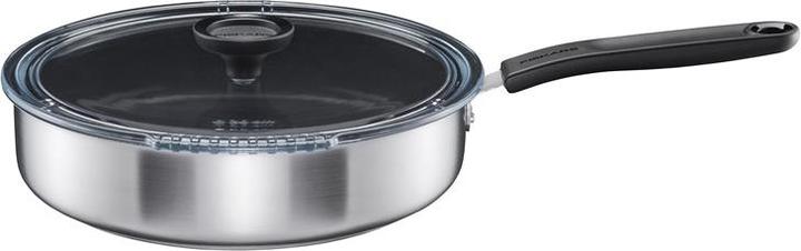 Actual product image Fiskars PAN SAUTE FF 26CM CER COAT W LID 1072314 (26 cm, Frying pan, Stainless steel)