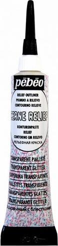 Image du produit Pebeo Cerne Relief (Transparent avec paillettes, 20 ml)