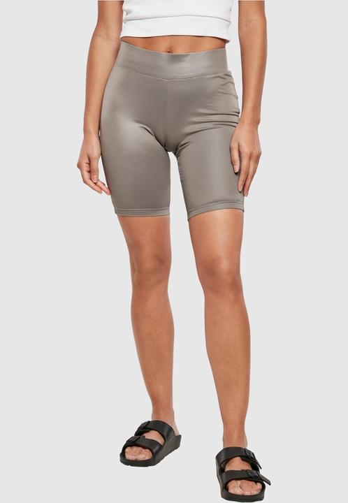 Actual product image Urban Classics Ladies Imitation Leather Cycle Shorts (4XL)