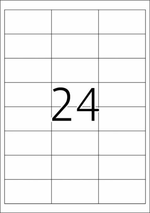 Actual product image HERMA Inkjet labels A4