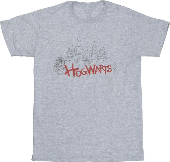 Hogwarts Castle Spray TShirt Mädchen
