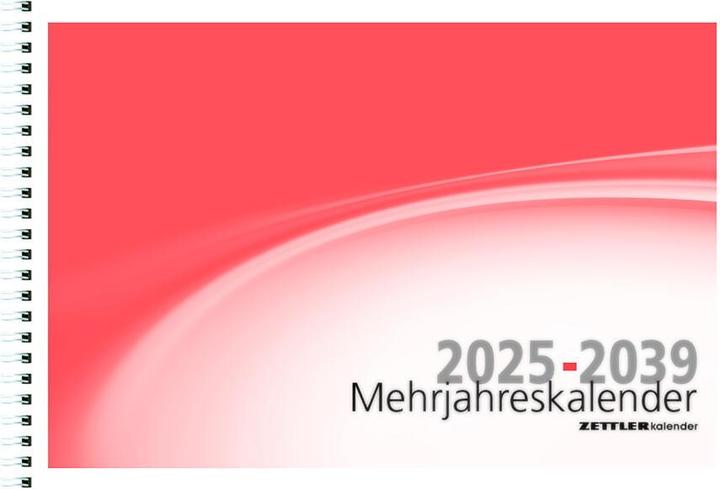 Immagine prodotto Calendario pluriennale - 15 anni - 29,9x20,6 cm - 6 mesi su 1 pagina - Pianificatore pluriennale - (Copertina rigida, Tedesco)