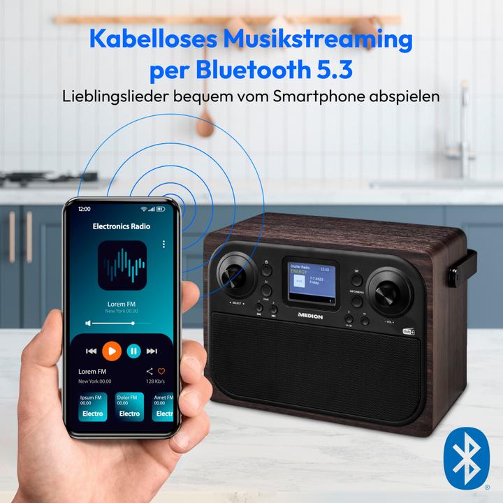 Produktbild Medion Life P66700 (DAB+, FM, PLL, Bluetooth)