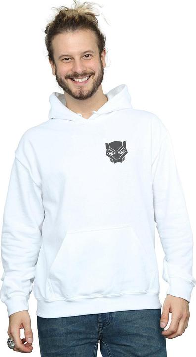 Produktbild Black Panther Schwarz auf Schwarz Brust drucken Hoodie (XL)