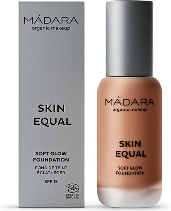Actual product image Madara Organic Skincare Skin Equal Soft Glow Foundation SPF15 30ml Fudge (80 Fudge)