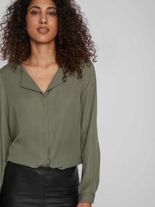 Image du produit Vila Chemise à col fendu High Low (XL)