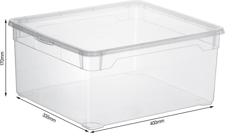 Actual product image Rotho Clear (40 x 33.5 x 17 cm, 18 l)