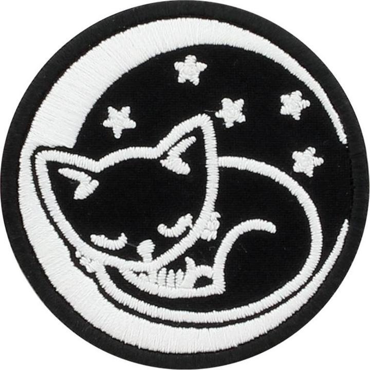 Produktbild Grindstore Katze Aufnäher zum Aufbügeln Lunar
