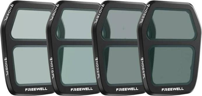 Freewell Air 3S Filters - Bright day - 4Pack (Drone filters, DJI Air 3s)