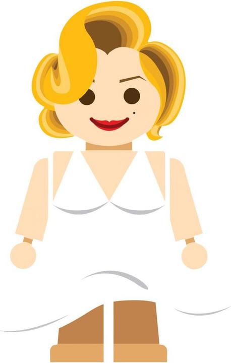 Produktbild Trenddeko Marilyn Monroe Spielzeug (72 x 100 cm)