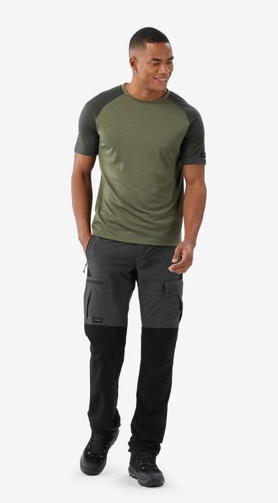 Actual product image Forclaz Langarmshirt Herren - Merino Resist khaki (L)