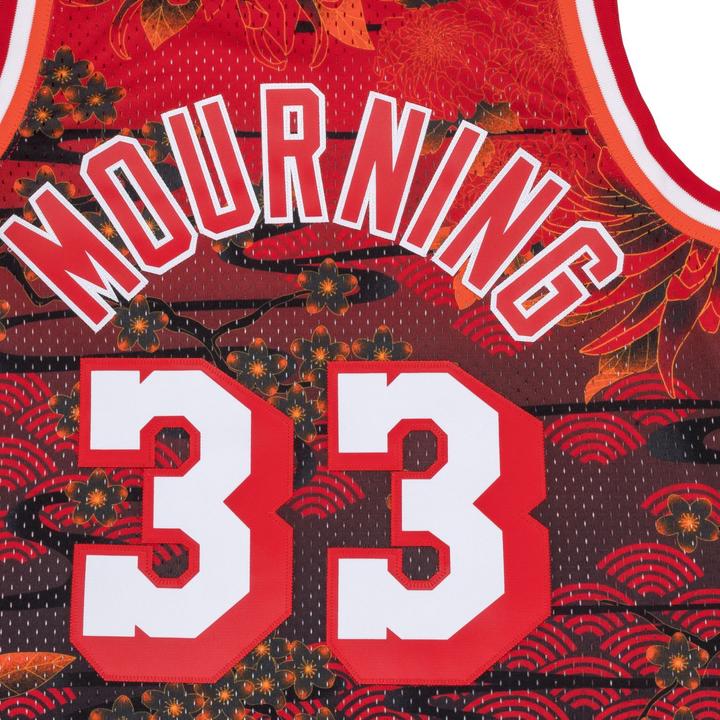 Produktbild Mitchell & Ness Swingman Mesh Jersey Miami Heat ASIAN Alonzo Mourning - M (M)