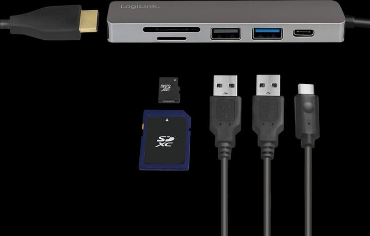 Produktbild LogiLink UA0343 (USB-C, 6 Ports)