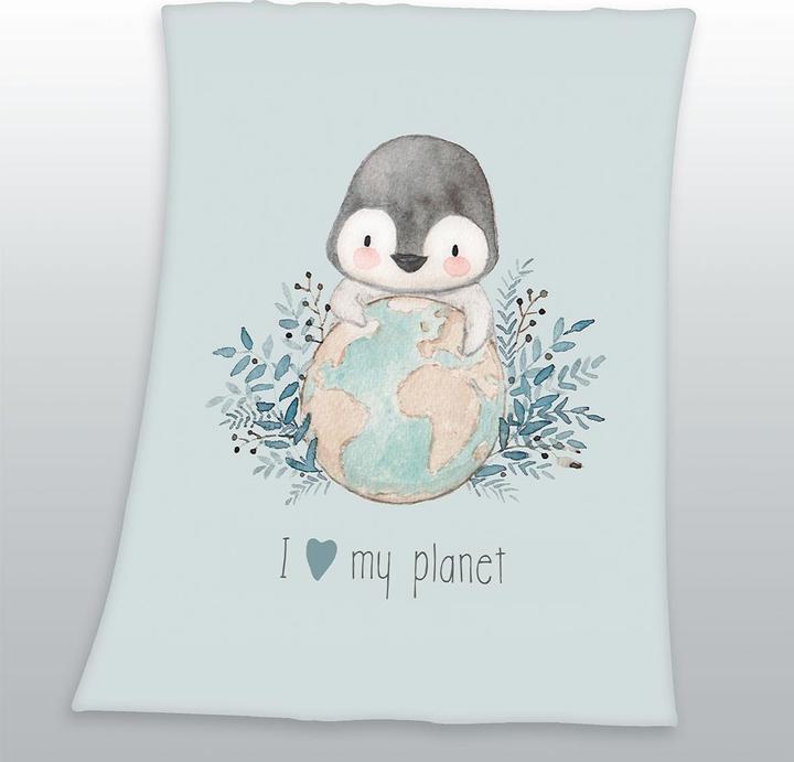 Actual product image Babybest Penguin Microfibre Fluffy Blanket (75 x 100 cm)
