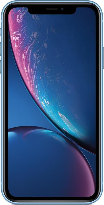 Image du produit Apple iPhone XR (64 Go, Bleu, 6.10", SIM + eSIM, 12 Mpx, 4G)