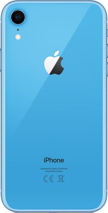 Image du produit Apple iPhone XR (64 Go, Bleu, 6.10", SIM + eSIM, 12 Mpx, 4G)