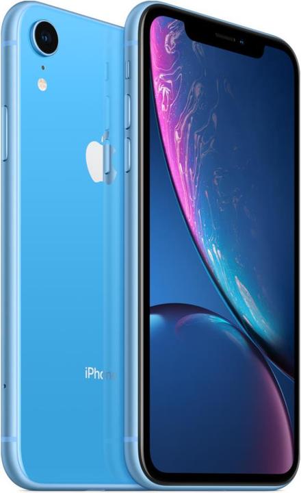 Image du produit Apple iPhone XR (64 Go, Bleu, 6.10", SIM + eSIM, 12 Mpx, 4G)