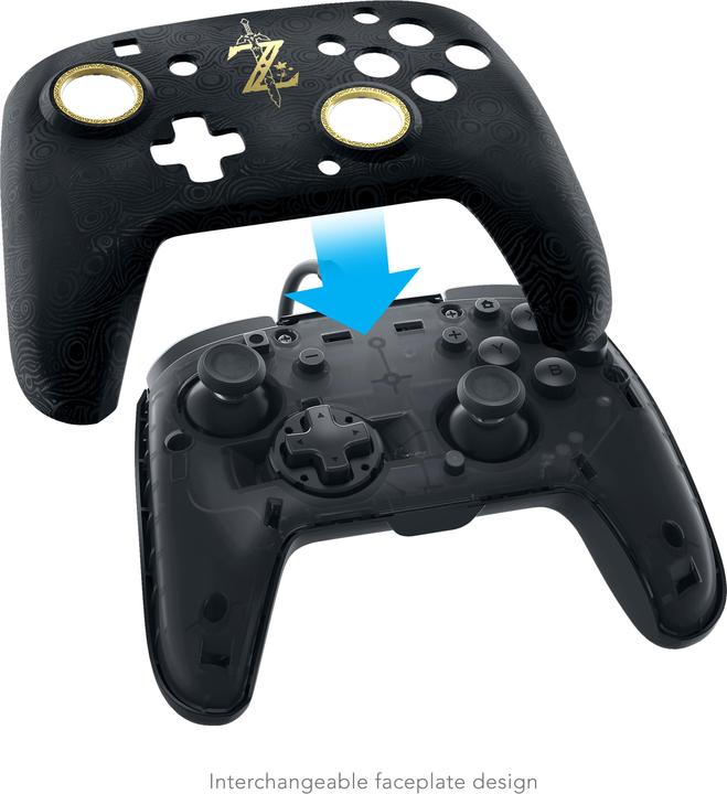 Actual product image PDP Faceoff Deluxe - Wired Pro Controller (Switch)