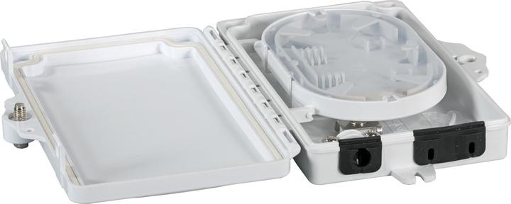 Produktbild EFB Elektronik FTTH IP65 Anschlussbox für 2Fasern, 2Kupplungen und Faserüberlängenaufnahme