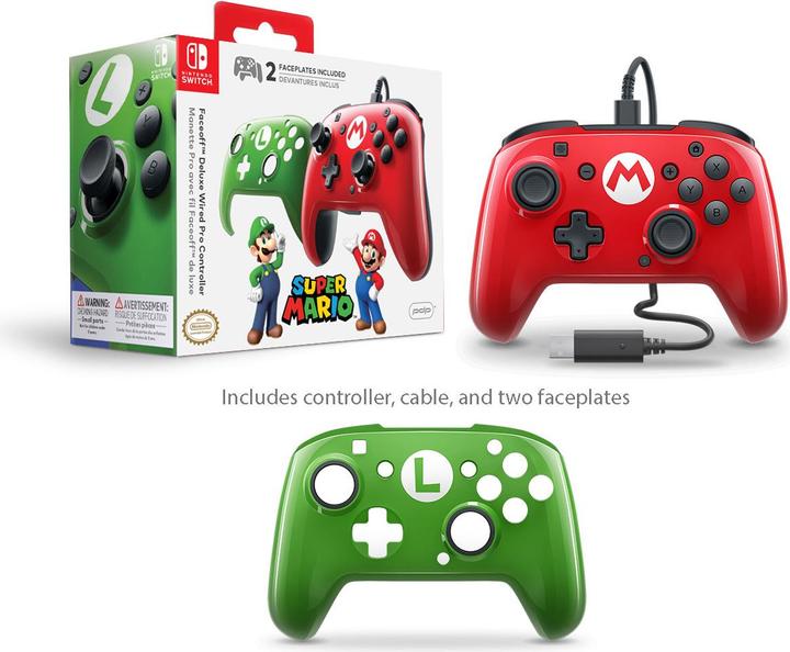 Immagine prodotto PDP Faceoff Deluxe - Wired Pro Controller (Switch)