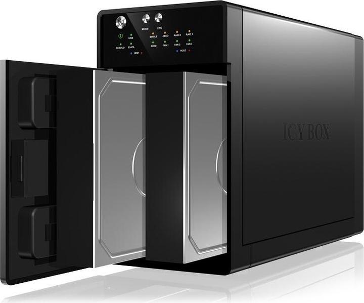 Image du produit Icy Box Raidsonic Système RAID externe double pour 3,5" SATA I (3.5")