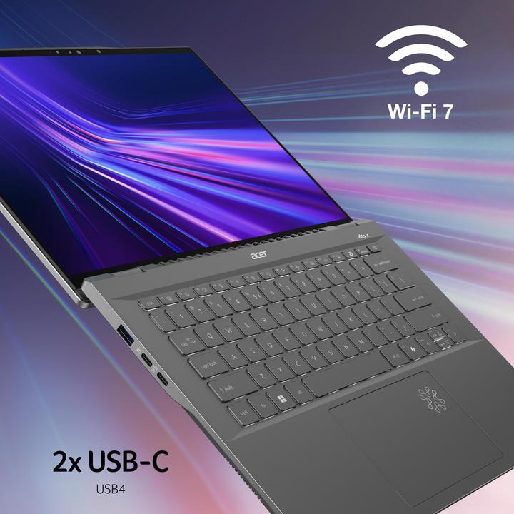 Produktbild Acer Swift 14 AI – Copilot+ PC (14.50", Snapdragon X Plus X1P-64-100, 16 GB, 1000 GB, CH)