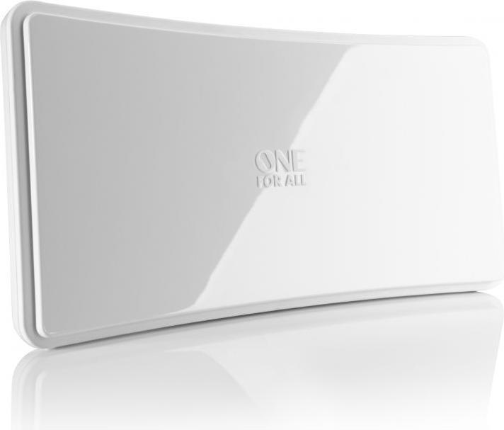 Produktbild One for All DVB-T2 Curved Antenne 5G wht (Flachantenne, 42 dB, DVB-T / -T2, DAB/ DAB+)