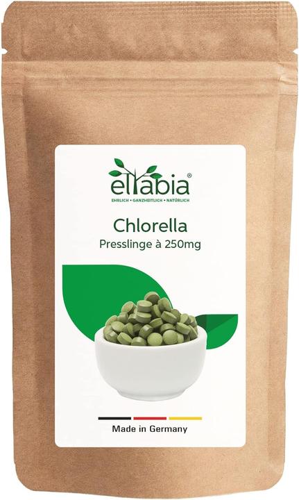 Eltabia Bio Green Trio Presslinge | mit 1/3 Chlorella Spirulina Gerstengras (500 Stück, Tabletten)
