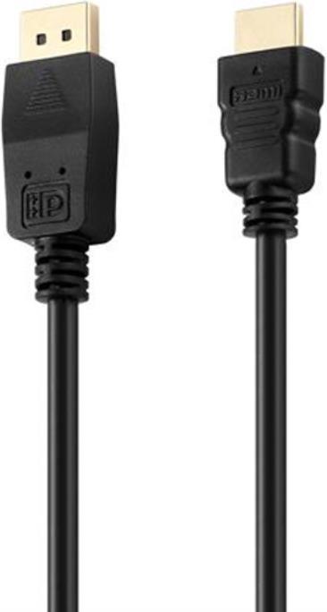 Immagine prodotto HDgear DisplayPort — HDMI (Typ A) (3 m, DisplayPort, HDMI)