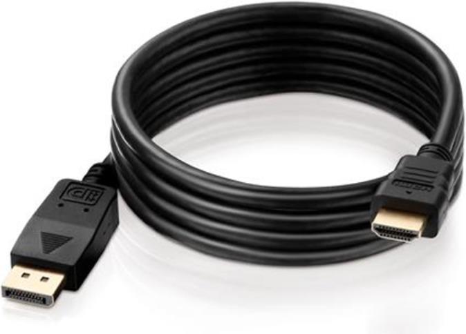 Immagine prodotto HDgear DisplayPort — HDMI (Typ A) (3 m, DisplayPort, HDMI)